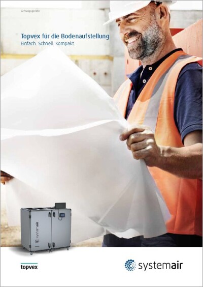 Produktbroschüre – Topvex Lüftungsgerät für die Bodenaufstellung