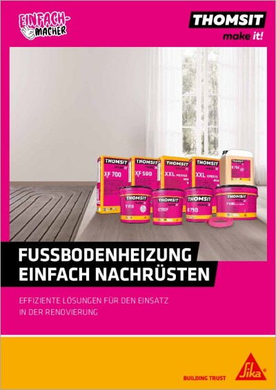 Fußbodenheizung nachrüsten