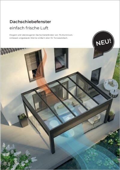TS-Aluminium: Dachschiebefenster