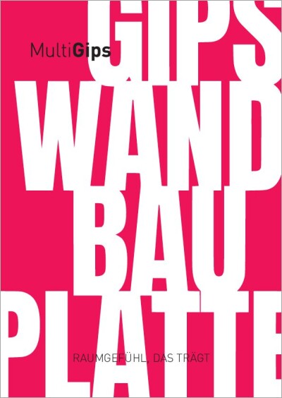 MultiGips Broschüre: Vorteile von massiven Gips-Wandbau-platten