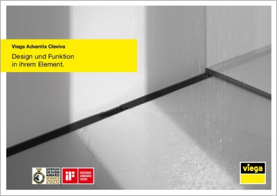 Prospekt: Viega Advantix Cleviva - Duschrinnen