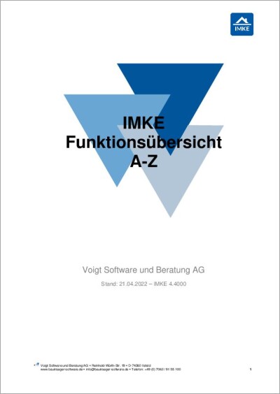 IMKE Bauträger-Software