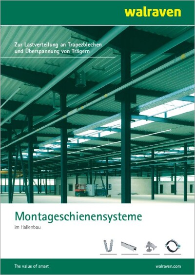 Montageschienensystem im Hallenbau, Lastverteilung