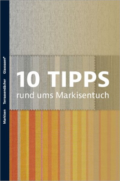 weinor<br/>10 Tipps rund ums Markisentuch